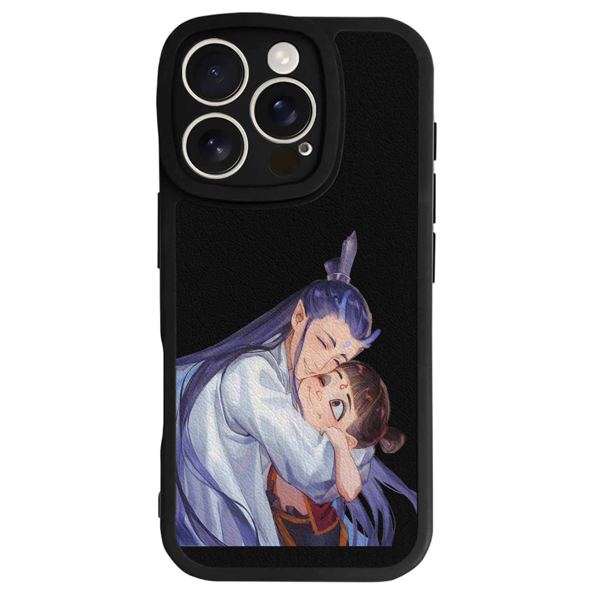 （画像用） Ne Zha 2 ナタ 魔童の大暴れ 【iPhone 16シリーズ対応】シリコンスマホケース（レザー調） 材質：シリコン